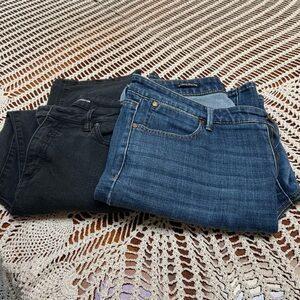 2 pairs Casual Denim & Black Jeans Duo - Blue and Black